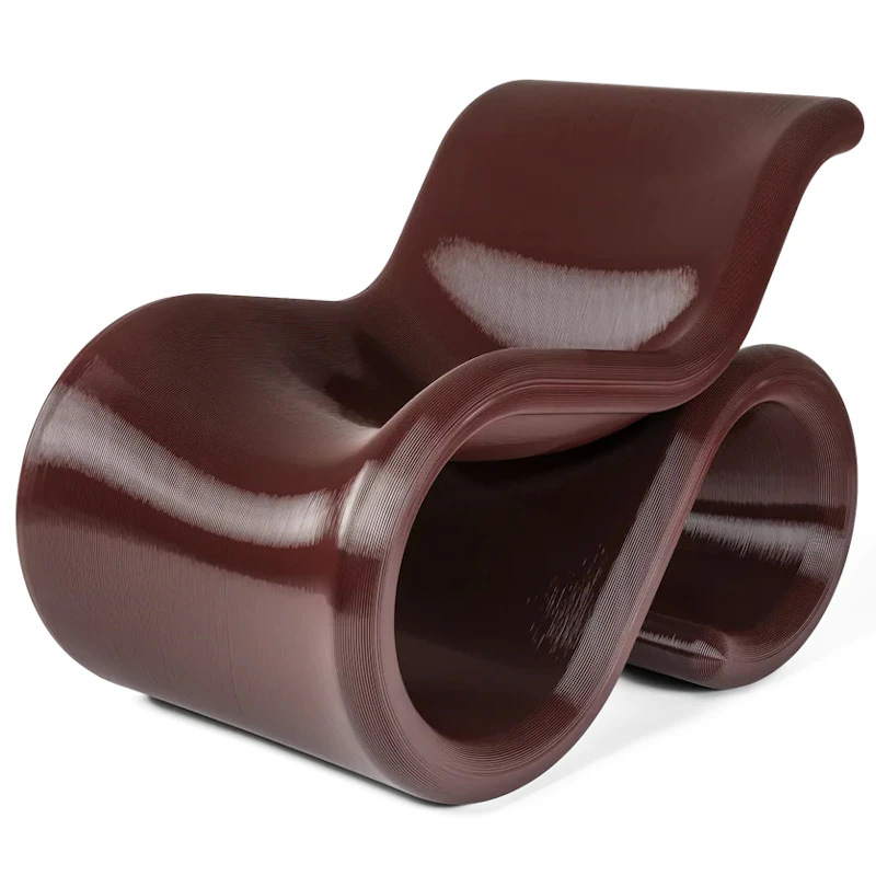 Éclair Loungesessel, Cherry