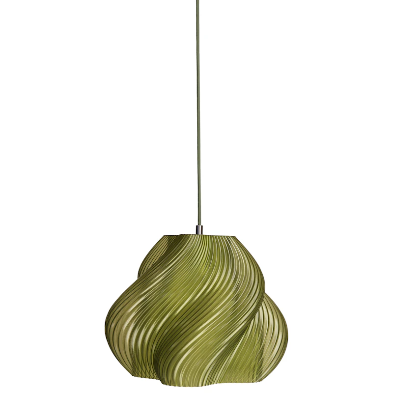 Soft Serve Hängelampe 02, Chrom / Olive