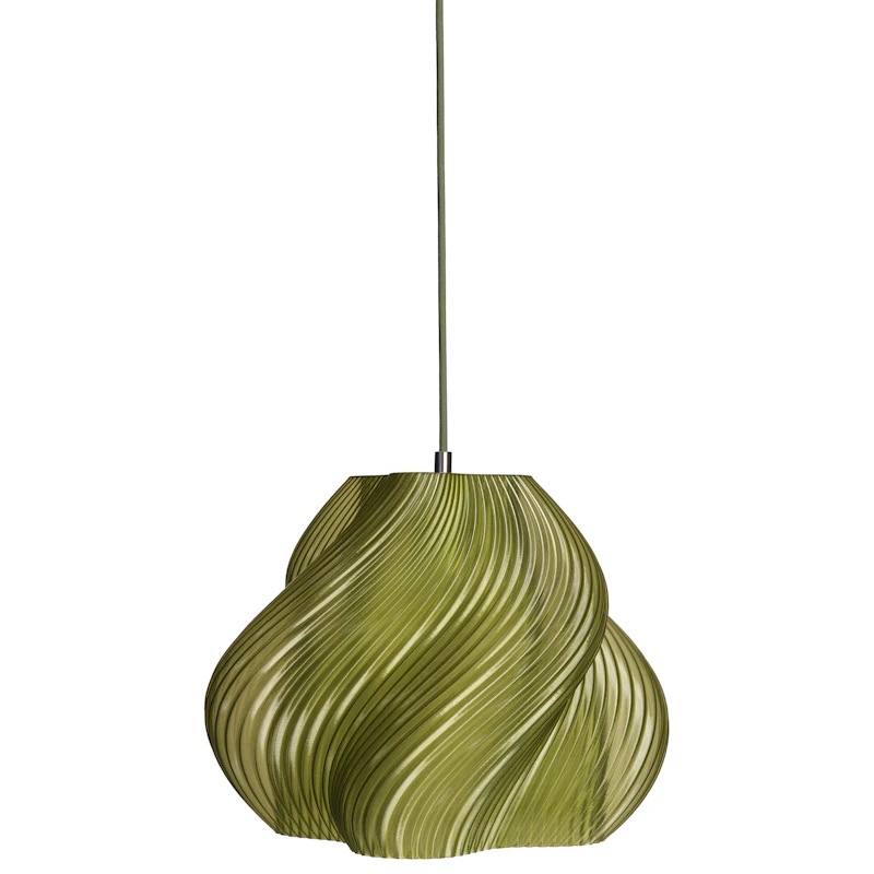 Soft Serve Hängelampe 03, Chrom / Olive