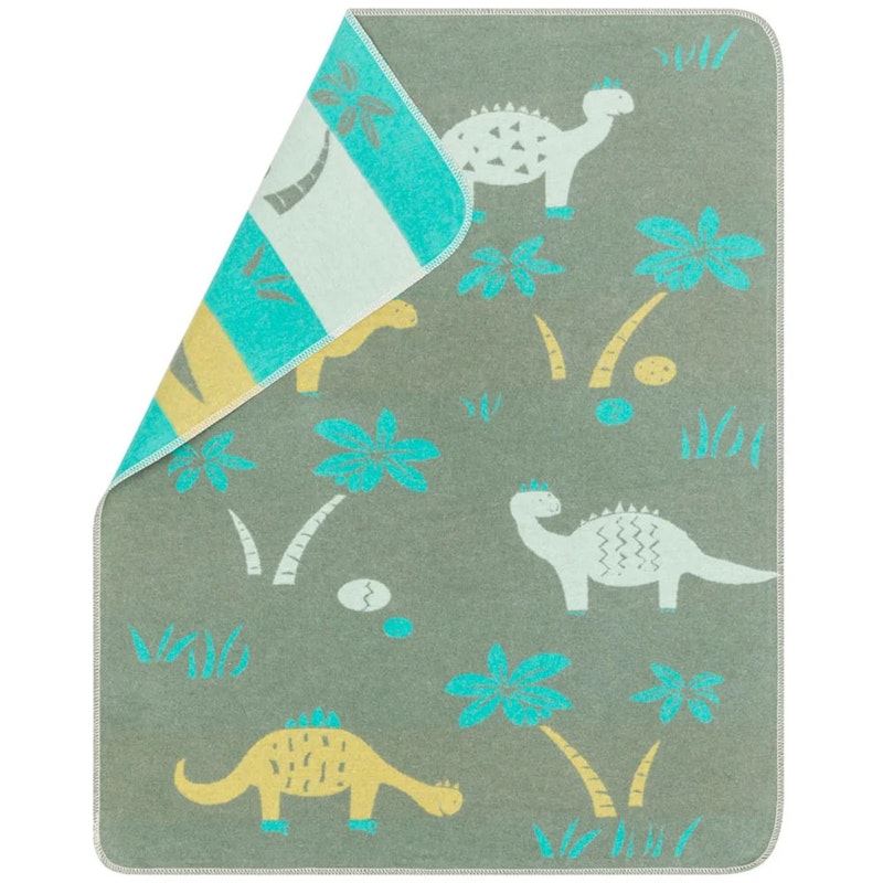 Juwel Babydecke 70x90 cm Dinos, Braun / Grün