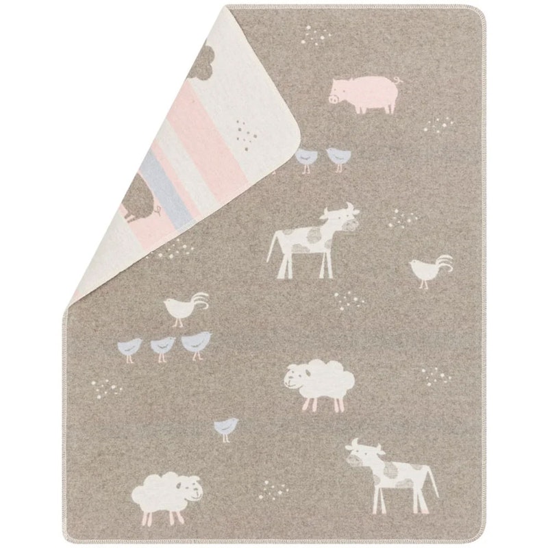 Juwel Babydecke 70x90 cm Farm Animals, Smoke