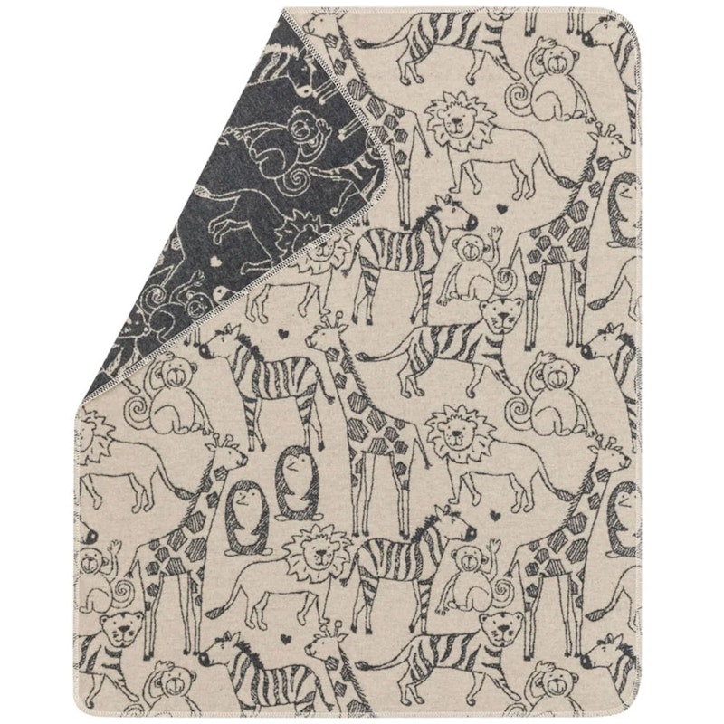 Juwel Babydecke 70x90 cm Safari Animals, Beige / Grau