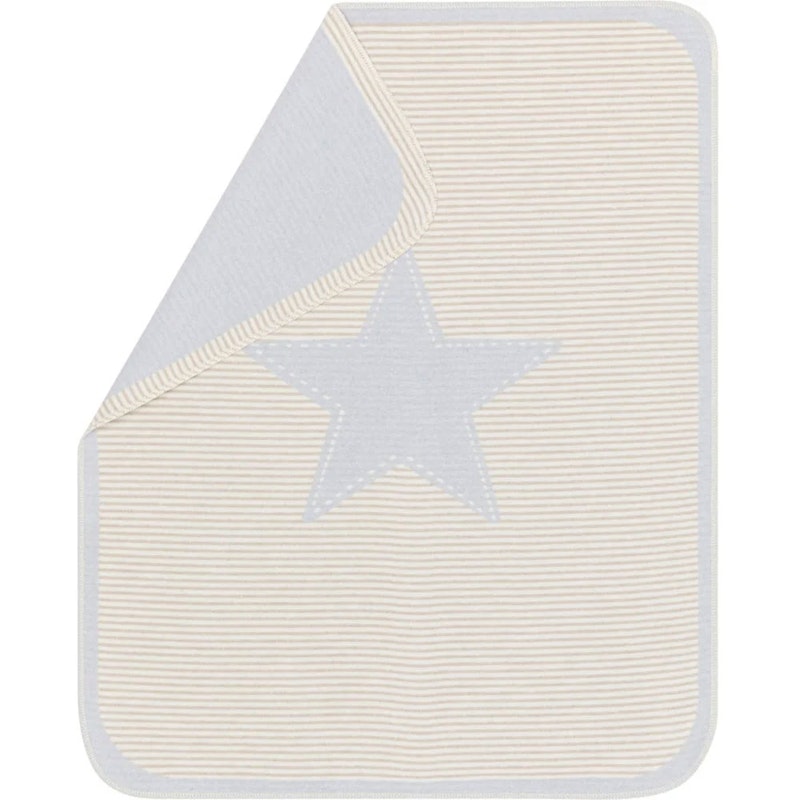 Juwel Babydecke 70x90 cm Star, Hellblau
