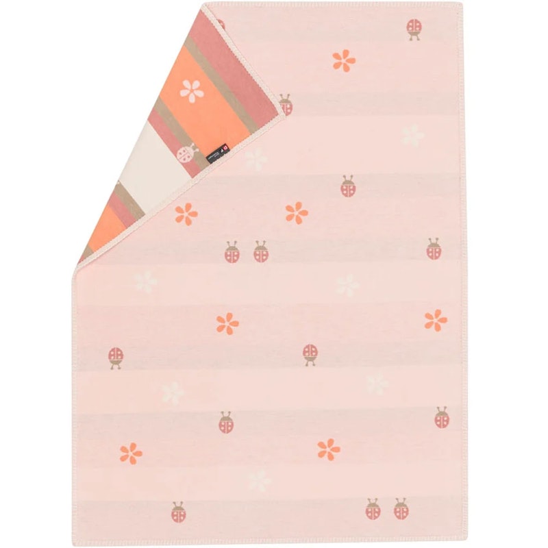 Lena Babydecke 75x100 cm Ladybugs, Rosa