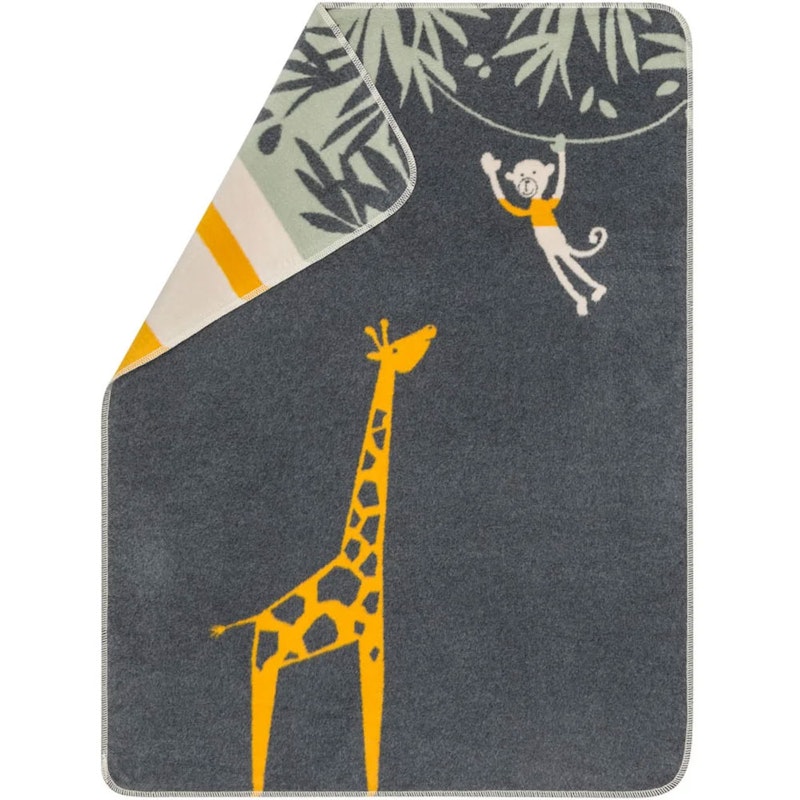 Maja Babydecke 75x100 cm Giraffe, Charcoal