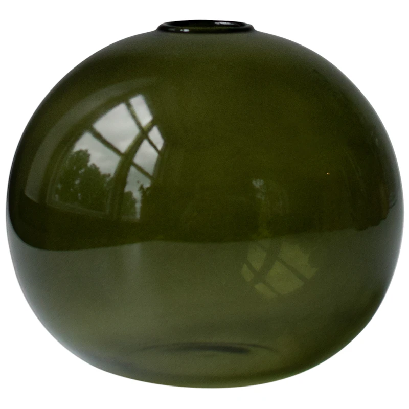 Ball Vase Ø10 cm, Grün