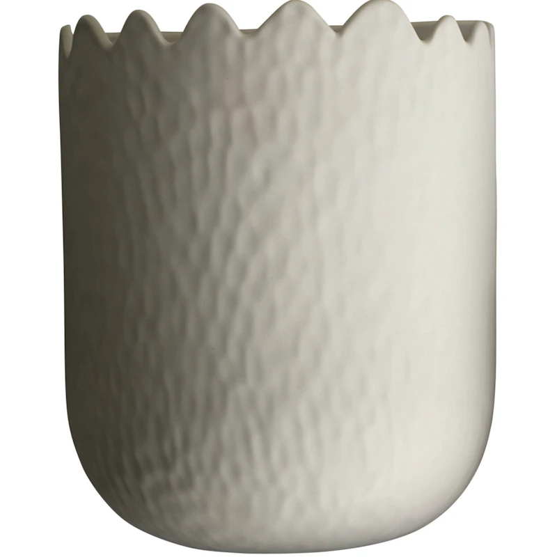 Flowery Wand-Blumentopf 24 cm, Creme