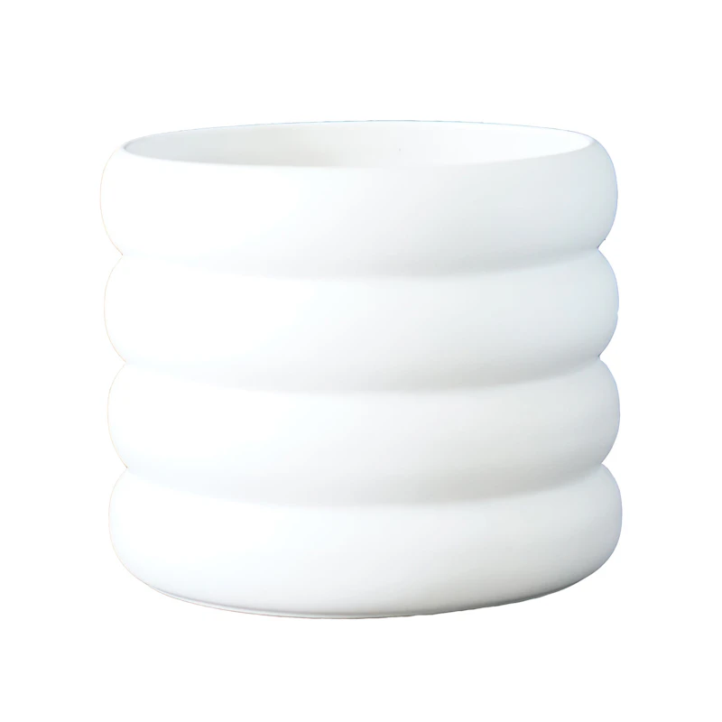 Mud Topf Medium, Weiss