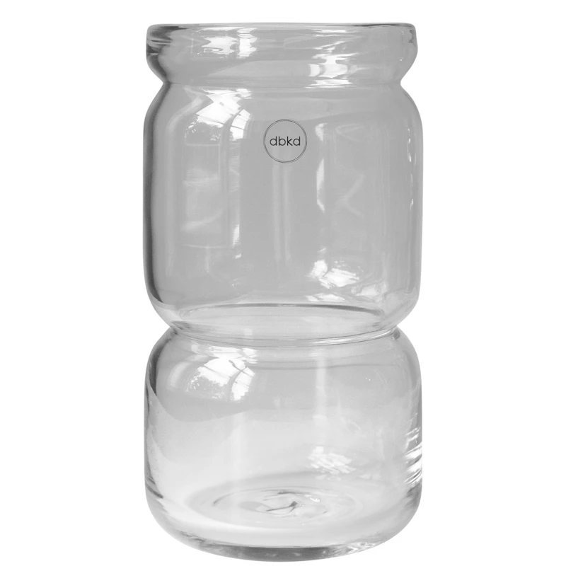 Neck Vase Groß, Transparent