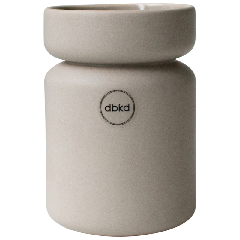 Neck Vase Klein, Taupe
