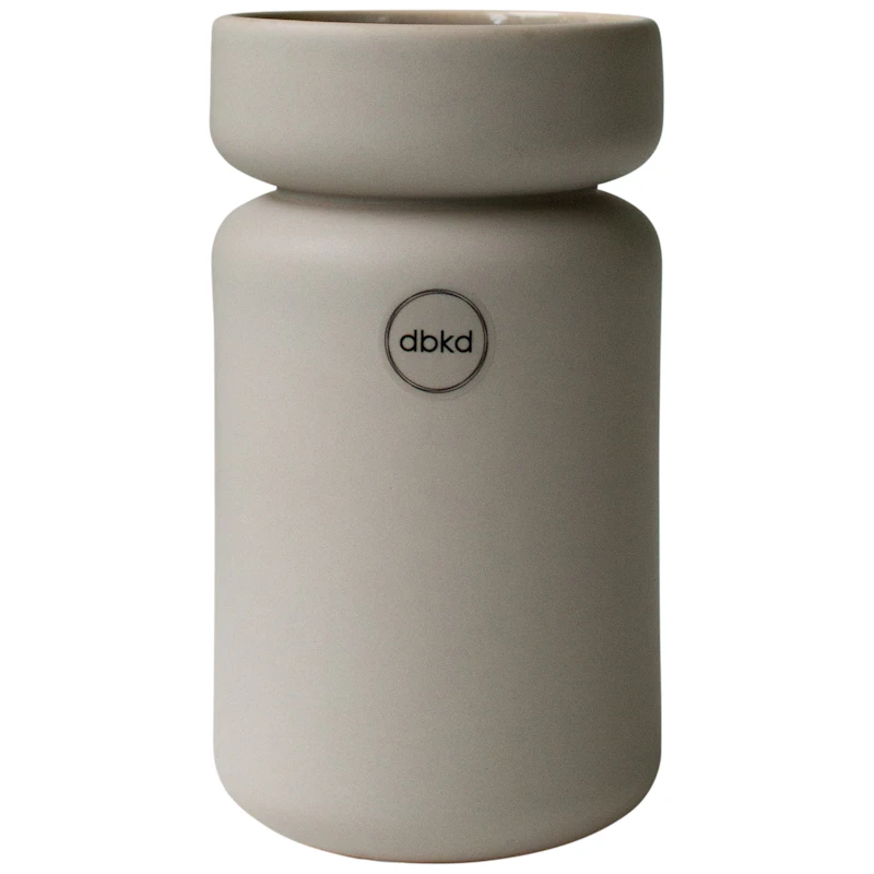 Neck Vase Mittlerer, Taupe