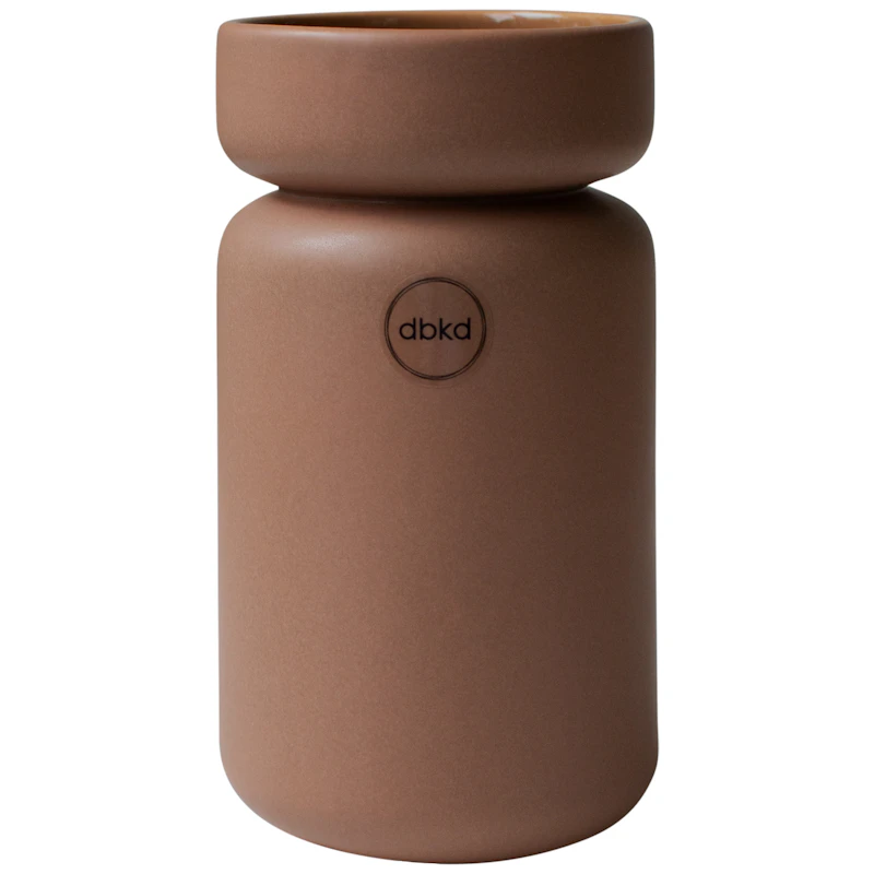 Neck Vase Mittlerer, Nougat