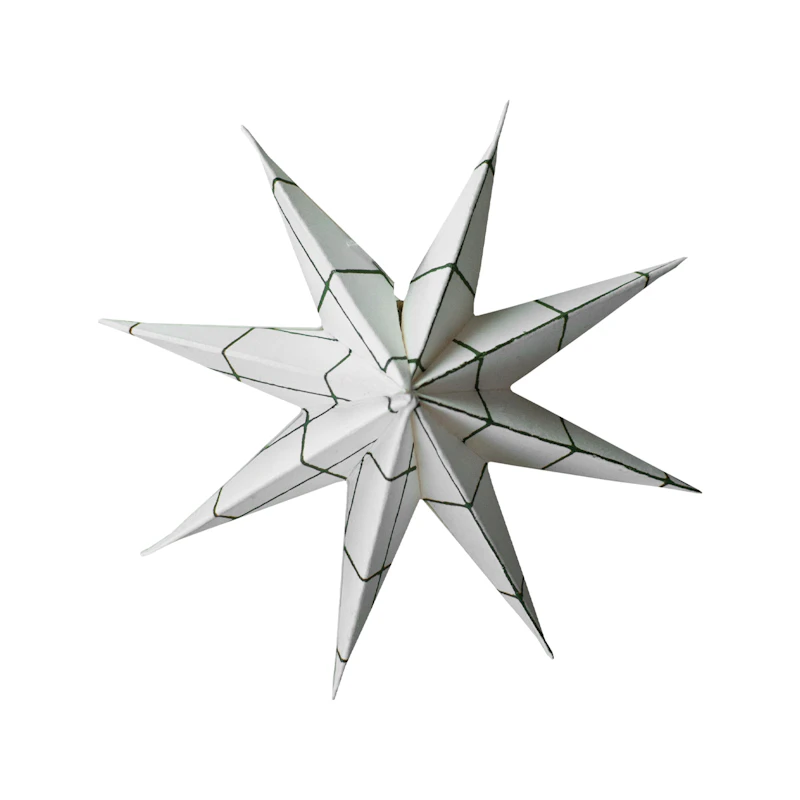 Paper Weihnachtsstern Klein, Square White