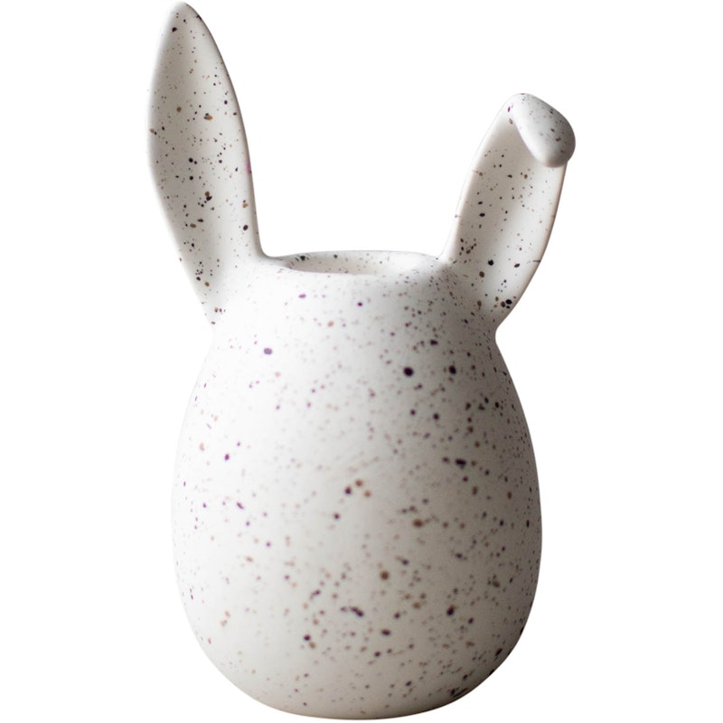 Rabbit Kerzenhalter, White Dot