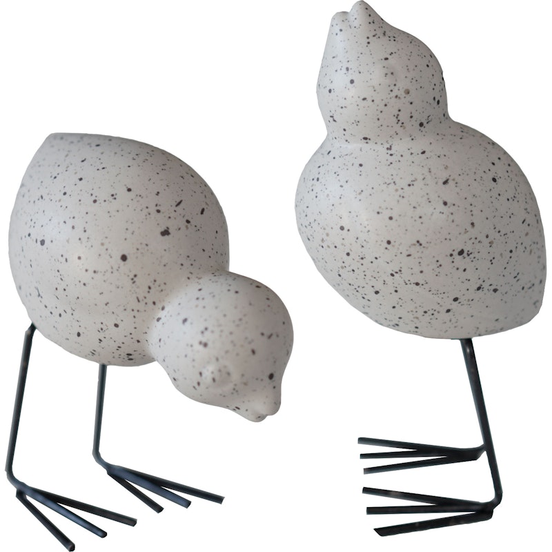 Swedish Birds Osterdeko 2-er Set, Mole Dot