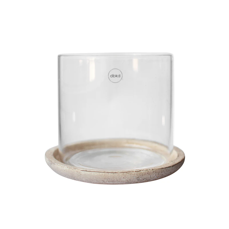Terra Kerzenhalter 15 cm, Sand