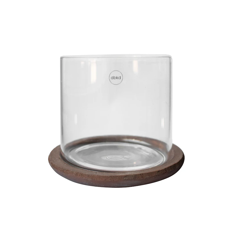 Terra Kerzenhalter 15 cm, Braun