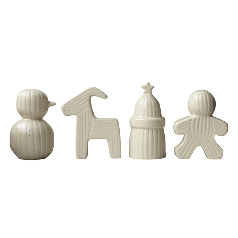 Weihnachtsszug 4-er Set, Vanilla