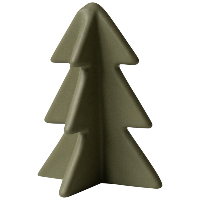 Winter Tree Dekoration 8 cm, Grün