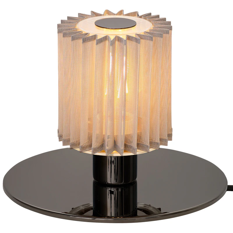 In the Sun 220 Tischlampe, Schwarz / Silbrig Mesh