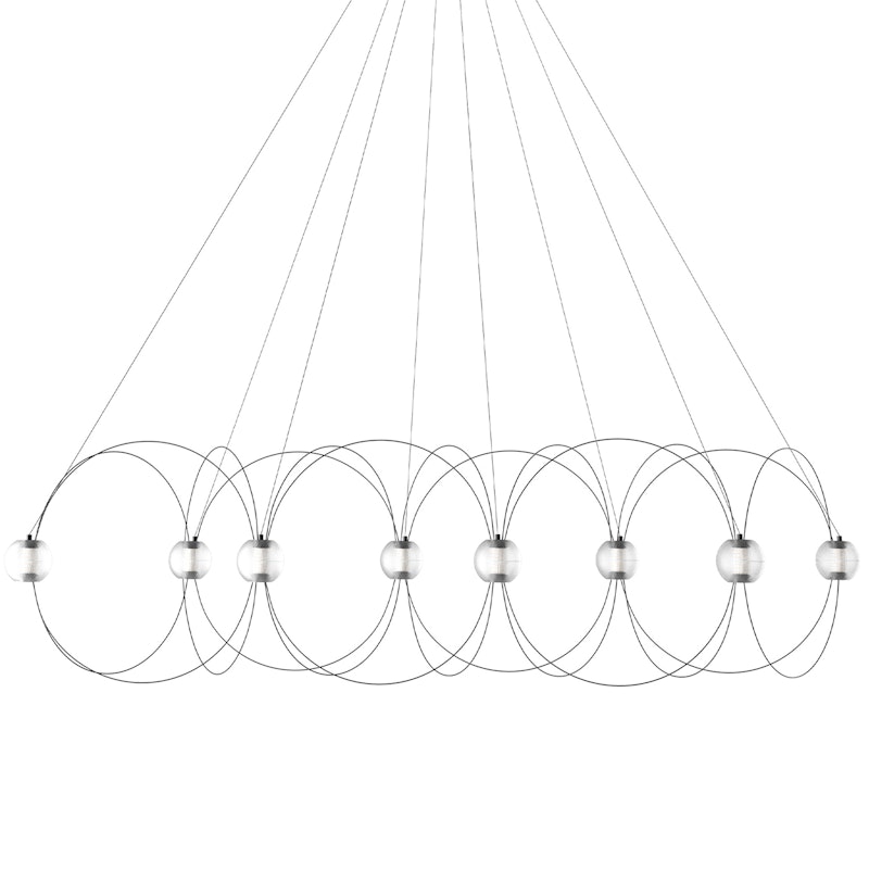 Munari Kronleuchter X8, Schwarz