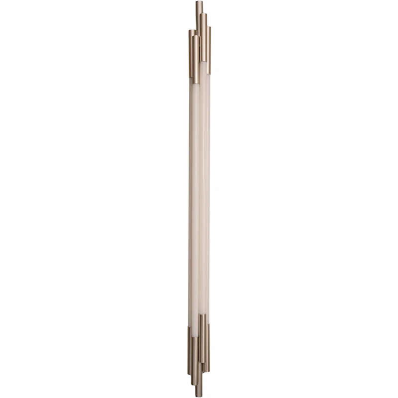 Org Wandleuchte 150 cm, Nickel