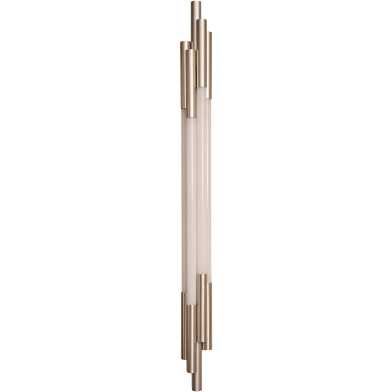 Org Wandleuchte 105 cm, Nickel