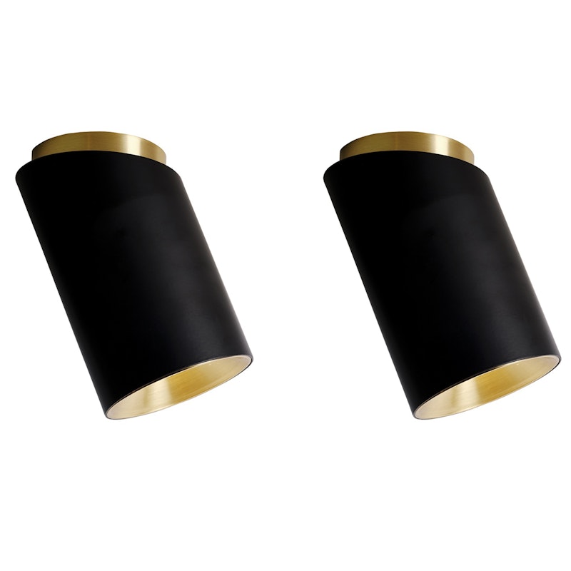 Tobo C85 Rampenlicht Diagonal 2-er Set, Schwarz