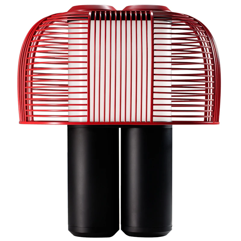 Yasuke Tischlampe, Schwarz / Rot