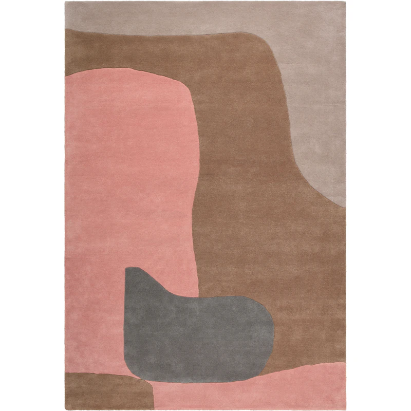Abstract Wollteppich 250x350 cm, Dusty
