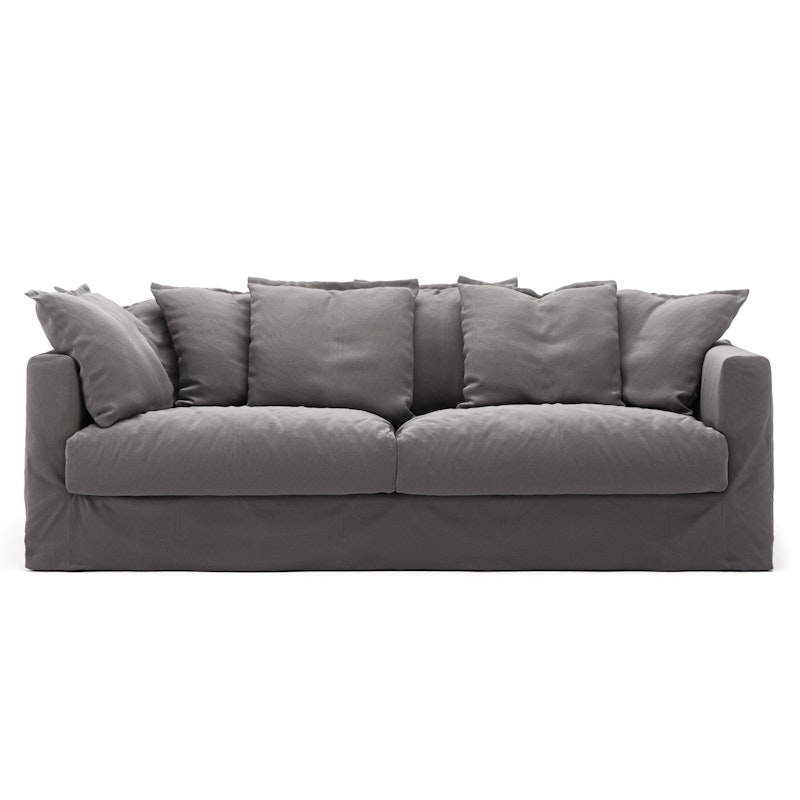 Bezug Für Le Grand Air 3-Sitzer-Sofa Baumwolle, Grau