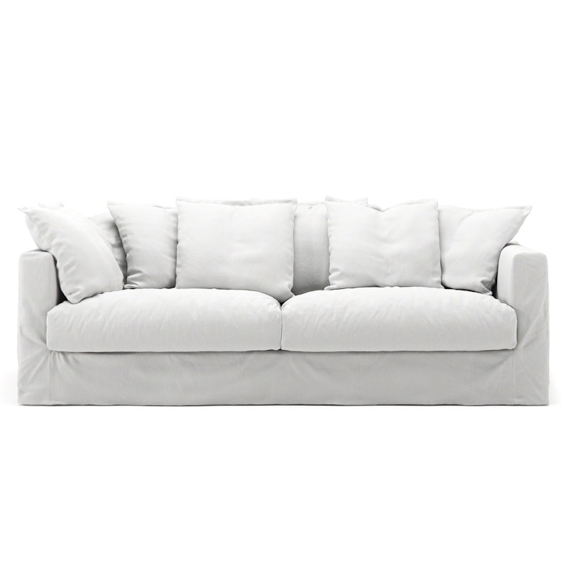 Bezug Für Le Grand Air 3-Sitzer-Sofa Baumwolle, Weiß