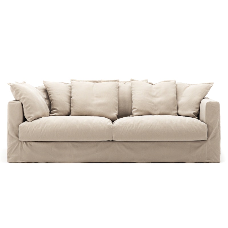 Bezug Für Le Grand Air 3-Sitzer-Sofa Baumwolle, Beige