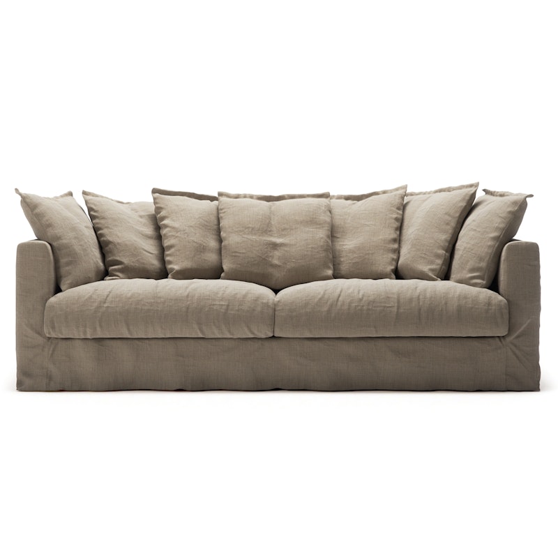 Bezug Für Le Grand Air 3-Sitzer-Sofa Leinen, Savage Linen