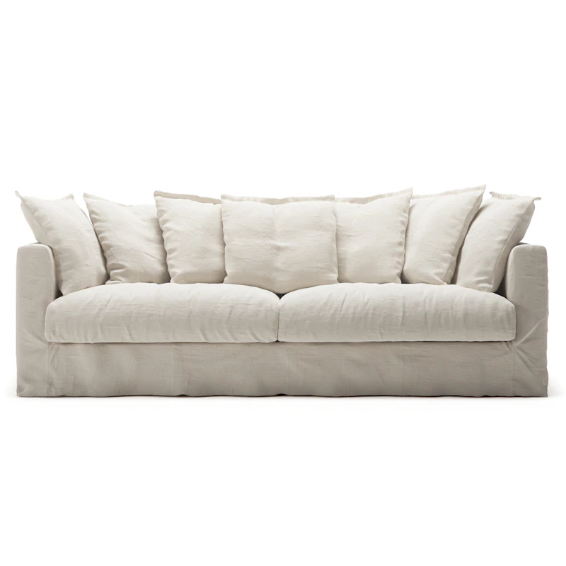 Bezug Für Le Grand Air 3-Sitzer-Sofa Leinen, Creamy White