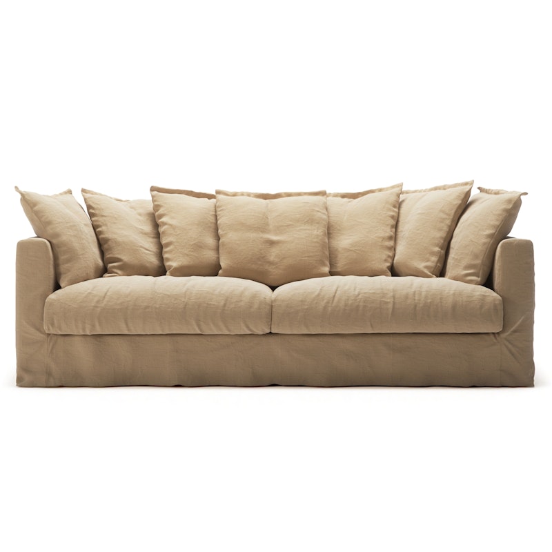 Bezug Für Le Grand Air 3-Sitzer-Sofa Leinen, Desert Sand