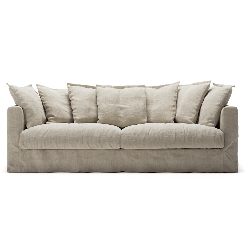 Bezug Für Le Grand Air 3-Sitzer-Sofa Leinen, Natural Blonde