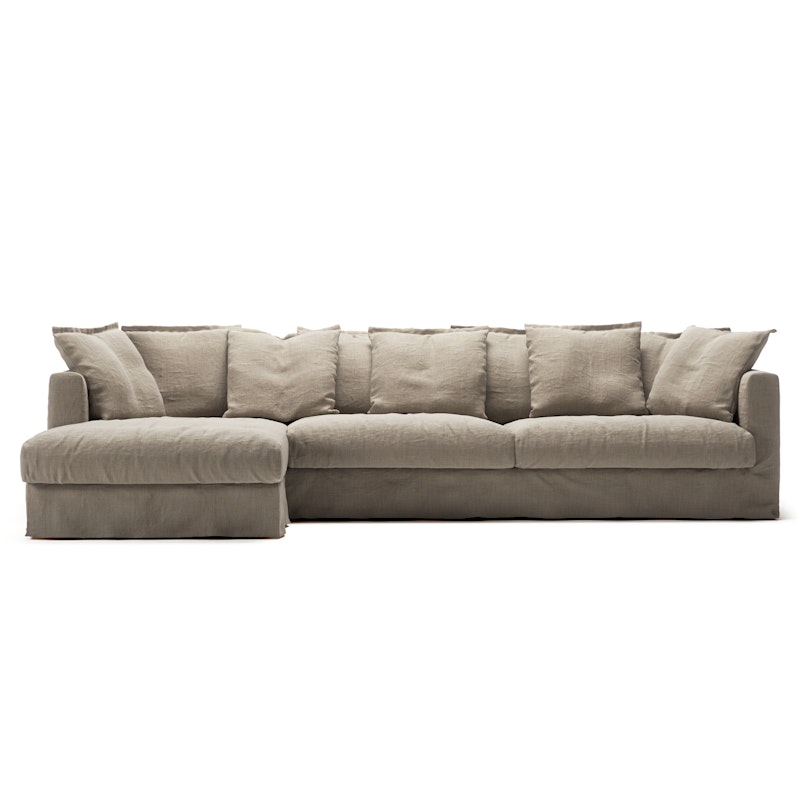 Bezug Für Le Grand Air 3-Sitzer-Sofa Leinen, Savage Linen