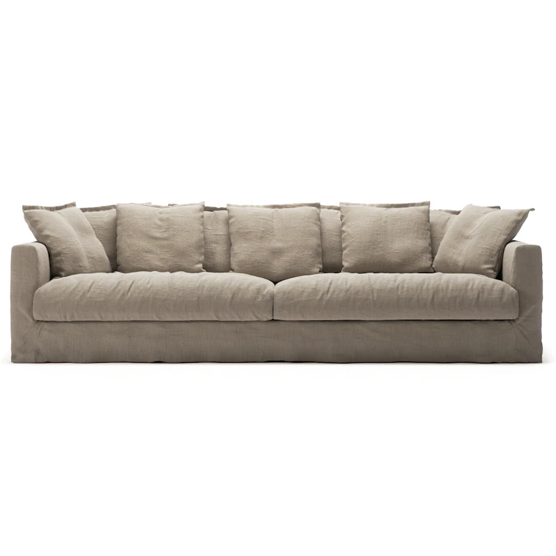 Bezug Für Le Grand Air 4-Sitzer-Sofa Leinen, Savage Linen