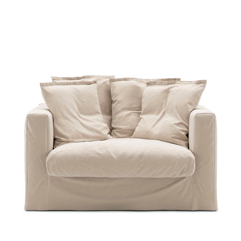 Bezug Für Le Grand Air Liebessitz Baumwolle, Beige