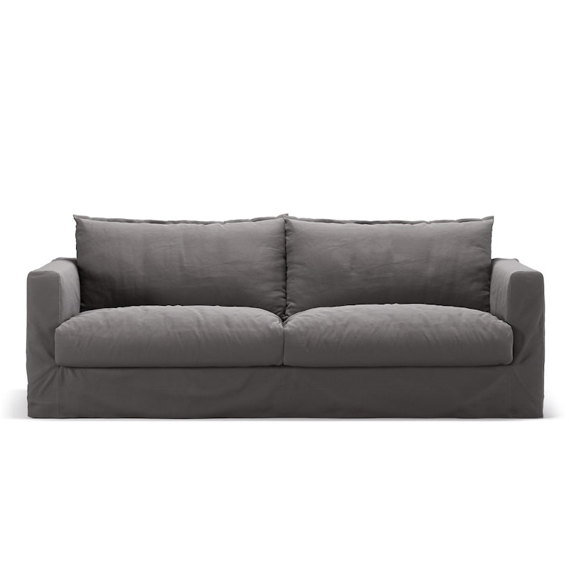 Bezug Für Le Grand Air Nou 3-Sitzer-Sofa Baumwolle, Grau