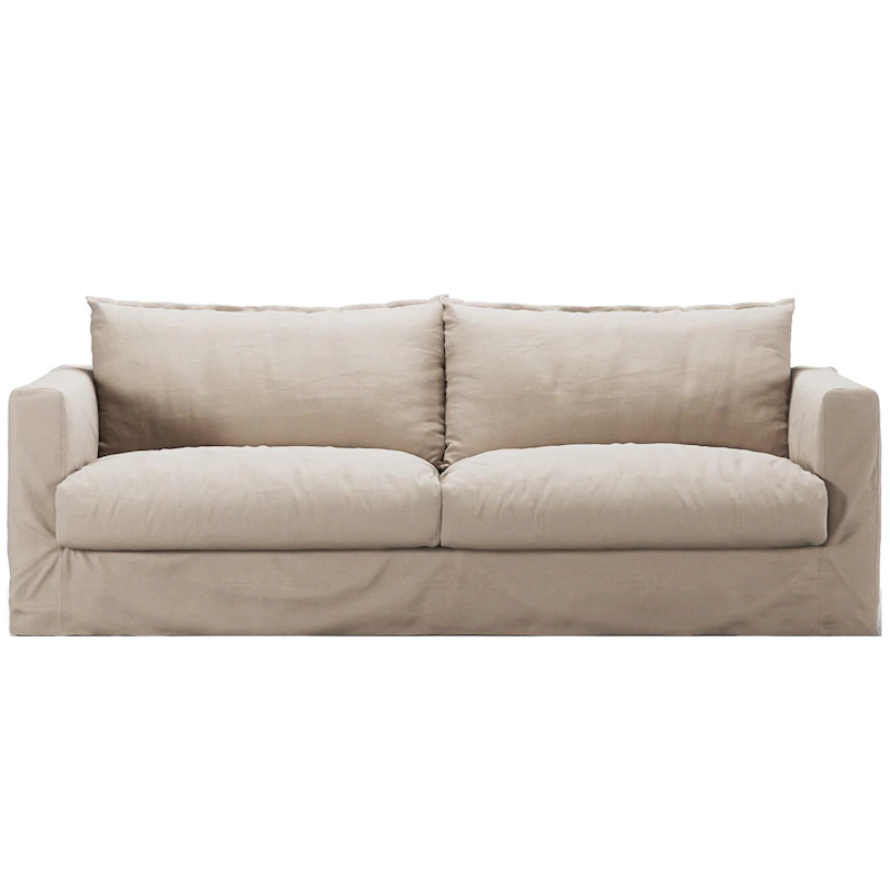 Bezug Für Le Grand Air Nou 3-Sitzer-Sofa Baumwolle, Beige