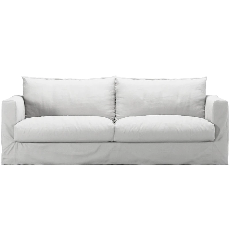 Bezug Für Le Grand Air Nou 3-Sitzer-Sofa Baumwolle, Weiß