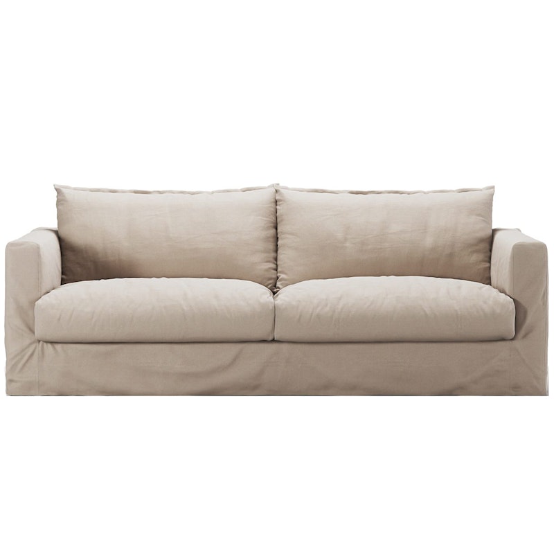 Bezug Für Le Grand Air Nou 3-Sitzer-Sofa Baumwolle, Beige