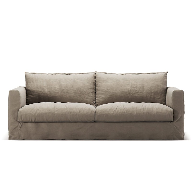 Bezug Für Le Grand Air Nou 3-Sitzer-Sofa Leinen, Savage Linen