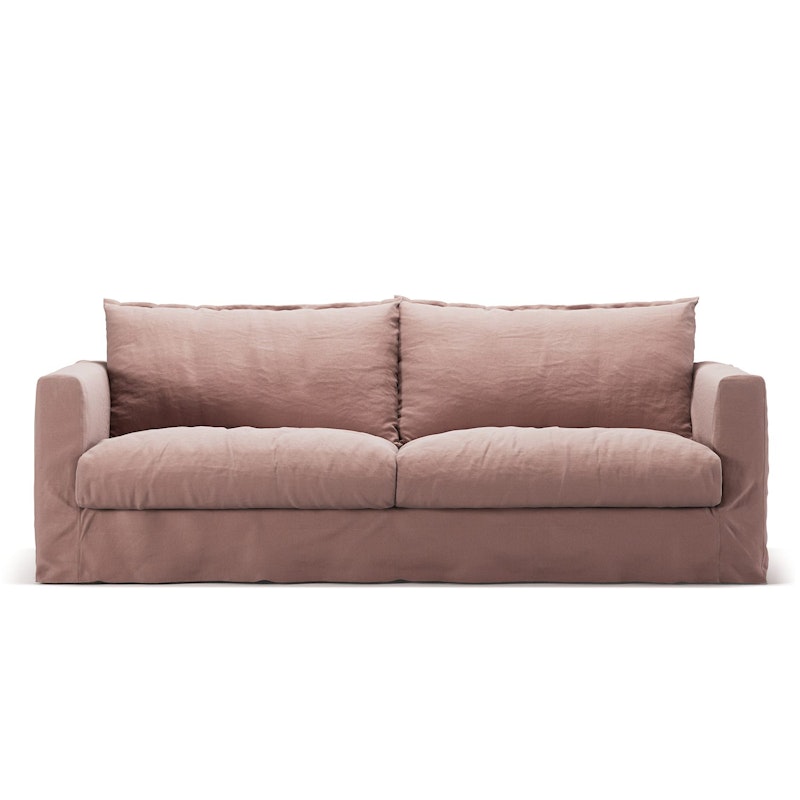 Bezug Für Le Grand Air Nou 3-Sitzer-Sofa Leinen, Tender Blush