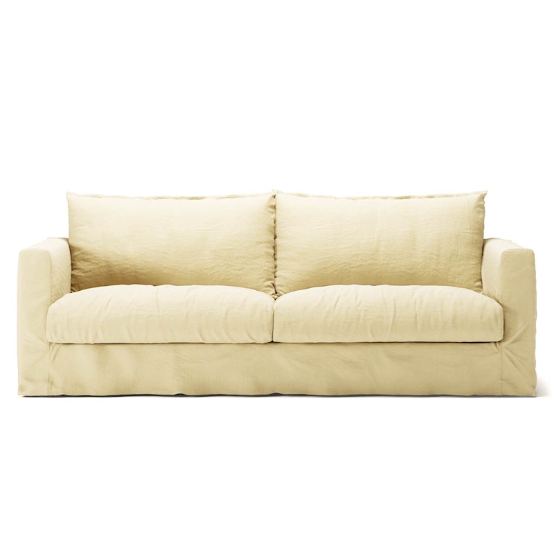 Bezug Für Le Grand Air Nou 3-Sitzer-Sofa Leinen, Morning Glow