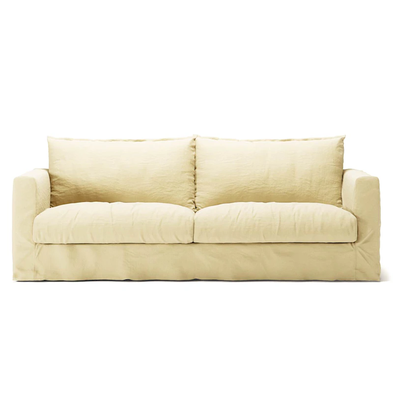 Bezug Für Le Grand Air Nou 3-Sitzer-Sofa Leinen, Morning Glow
