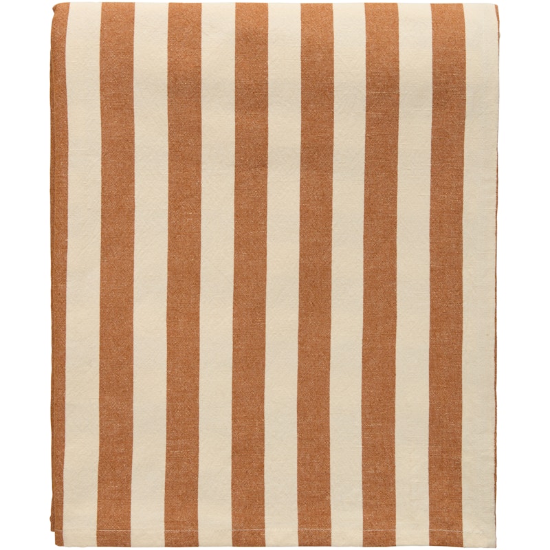 Block Stripe Tischdecke 140x240 cm, Braun