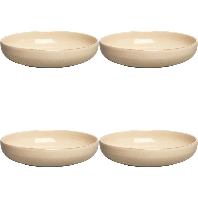 BON Schüssel 22 cm 4-er Set, Beige